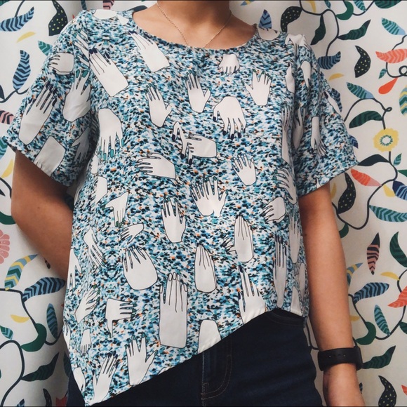 MONKI HAND PRINT SHIRT